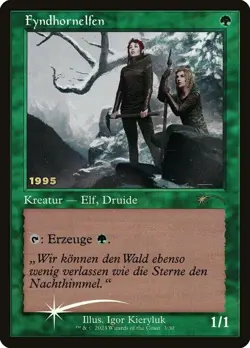 Fyndhorn Elves 30th Anniversary Play Promos GERMAN FOIL NM MTG CARD - Image 1