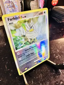 Pokemon TCG Secret Wonders Farfetch'd 49/132 Reverse Holo Card 2007 - Image 2