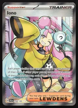 Iono - 254/193 - Full Art Trainer - Paldea Evolved - Pokemon Card- #1 - See back - Image 1