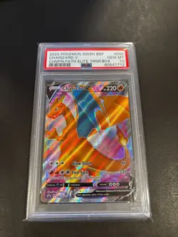 Charizard V SWSH050 SWSH: Sword & Shield Promo Cards Holo 050 PSA 10 GEM MINT - Image 1