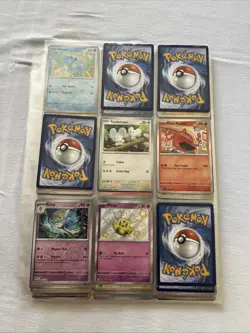 Pokemon Binder Card Lot With Holo Rares ,. All Cards Are As Is From Mint 2 Good - Image 1