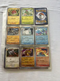 Pokemon Binder Card Lot With Holo Rares ,. All Cards Are As Is From Mint 2 Good - Image 5