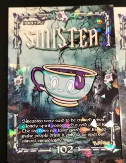 Prisma Trick Or Treat Halloween Pokemon Cards X4 Sinistea Polteageist Holo - Image 2