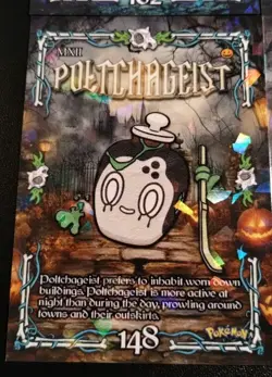Prisma Trick Or Treat Halloween Pokemon Cards X4 Sinistea Polteageist Holo - Image 4