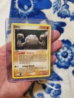 Pokemon Card Ditto (Geodude) EX Delta Species Common 62/113 - LP - Image 3