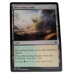 Blossoming Sands 231/269, MTG, Khans of Tarkir, Common (C), Near Mint (NM) - Image 1