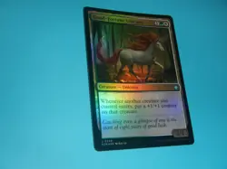 MTG GOOD FORTUNE UNICORN 0240 FOIL FOUNDATIONS PAK2SLEEVE FREE SHIPPING - Image 1