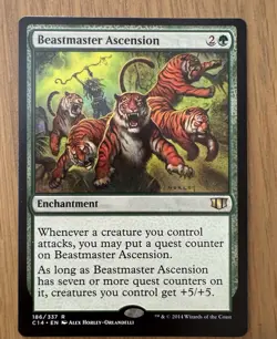 MTG Beastmaster Ascension Commander 2014 Regular NM - Image 1