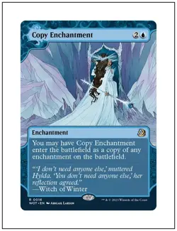 1x Copy Enchantment, Enchanting Tales Showcase, Wilds of Eldraine, MTG NM - Image 1