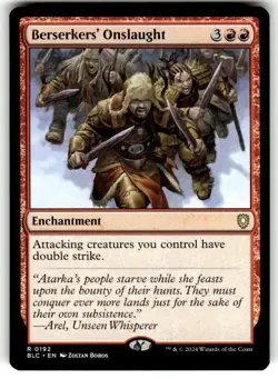 Berserkers' Onslaught Commander: Bloomburrow Regular MTG - Image 1