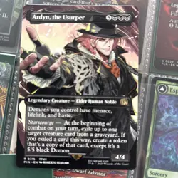 2025 MTG Magic the Gathering FIN Final Fantasy Borderless #315 Ardyn the Usurper - Image 1