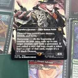 2025 MTG Magic the Gathering FIN Final Fantasy Borderless #315 Ardyn the Usurper - Image 2