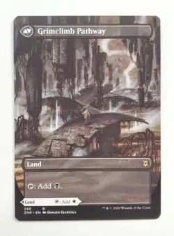 MTG Brightclimb Pathway // Grimclimb Pathway (Borderless) [Zendikar Rising] - Image 2