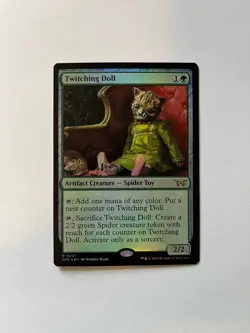 Twitching Doll [Prerelease] FOIL Duskmourn: House of Horror (DSK) NM - Image 1