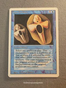 MTG Revised Edition Copy Artifact Magic The Gathering Rare - Image 1