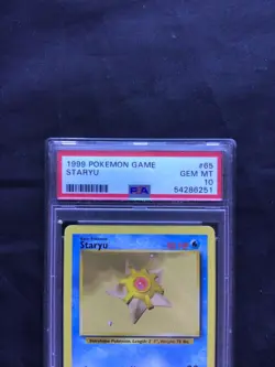 Pokemon Cards: Base Set Common: Staryu 65/102 PSA 10 - Image 3