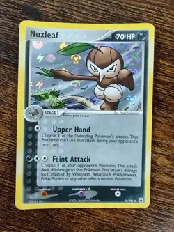 Pokemon Nuzleaf 45/101 Reverse Holo EX Hidden Legends - Image 1