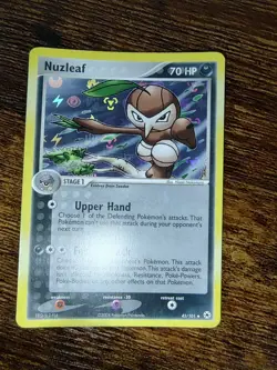Pokemon Nuzleaf 45/101 Reverse Holo EX Hidden Legends - Image 3