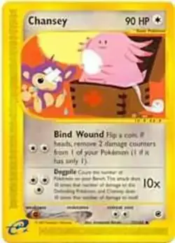 Chansey 72/165 Expedition Uncommon Moderate Play Pokemon DNA GAMES - Image 1