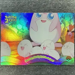 Topps Pokemon The Movie 2000 Rainbow Holo #11 Success, Sunlight & EvolutionU - Image 1