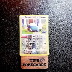 Pokemon TCG Snorlax Pokemon Go 055/078 Holo Promo Cosmos Holo Rare Promo - Image 1