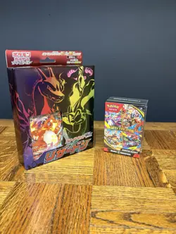 Pokemon TCG Mega Evolution Booster Bundle & JP Charizard V Max Starter Deck Set - Image 1