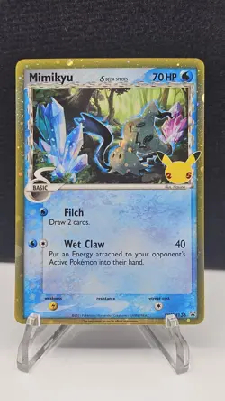 Mimikyu Delta Species SWSH136 Celebrations 25th Black Star Promo Pokemon TCG NM - Image 1
