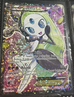 Pokemon TCG Meloetta-EX Legendary Treasures Full Art Ultra Rare RC25/RC25 - Image 1