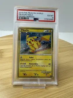 2010 POKEMON PIKACHU WORLD PROMO PSA GRADED BUNDLE (Grades In Description) - Image 3