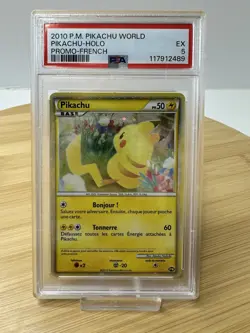 2010 POKEMON PIKACHU WORLD PROMO PSA GRADED BUNDLE (Grades In Description) - Image 4