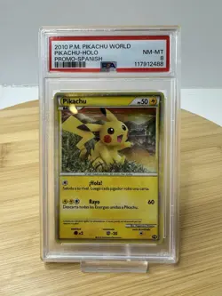 2010 POKEMON PIKACHU WORLD PROMO PSA GRADED BUNDLE (Grades In Description) - Image 5