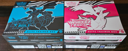 Pokemon TCG Black Bolt and White Flare Elite Trainer Box ETB Set of 2 Sealed New - Image 1