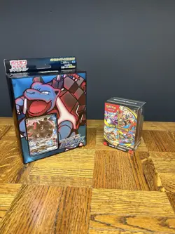 Pokemon TCG Mega Evolution Booster Bundle & JP Starter Set VMAX Blastoise Sealed - Image 1