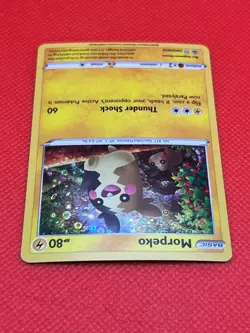 Pokemon Tcg Morpeko(Holo Bleed) SWSH012 General Mills Black Star Holo Promo - Image 3