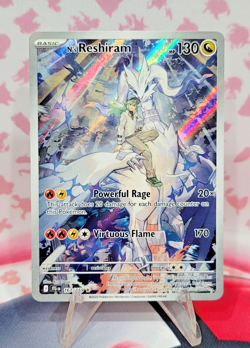 N's Reshiram 167/159 Journey Together JTG Illustration Rare Pokemon TCG NM - Image 1