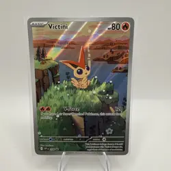 Pokemon TCG Victini SVP 208 Black Star Promo Illustration Near Mint Condition - Image 1