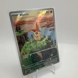 Pokemon TCG Victini SVP 208 Black Star Promo Illustration Near Mint Condition - Image 2