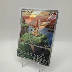 Pokemon TCG Victini SVP 208 Black Star Promo Illustration Near Mint Condition - Image 3