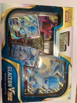 POKEMON TCG GLACEON V STAR Special Collection Box | Factory Sealed NEW. - Image 1
