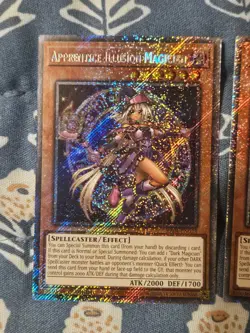 Apprentice Illusion Magician Platinum Secret Rare x3 Playset RA04-EN023 Yugioh - Image 2