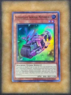 Yugioh Superheavy Samurai Motorbike OP23-EN006 Super Rare NM - Image 1