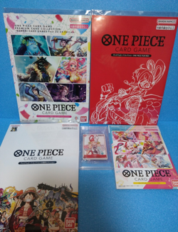 One Piece Card Game Premium Collection 5 Item Set New Sealed Japan Bandai - Image 1