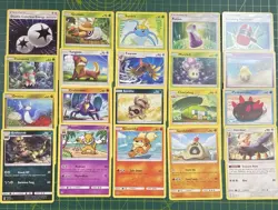 Pokemon TCG 20 Card Bundle Sun and Moon Base Set Near Mint Common/uncommon - Image 2