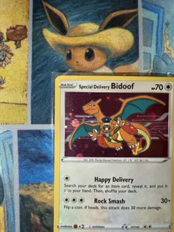 Special Delivery Bidoof Sealed Well Centered Pokemon Card - Image 2