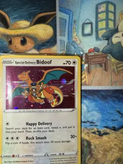 Special Delivery Bidoof Sealed Well Centered Pokemon Card - Image 3