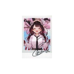 Chara Card Roboco-san Momoshiki Hand Signed Cheki Style Bromide “Virtual Y Used - Image 1