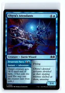 FOIL Obyra's Attendants Wilds of Eldraine - MTG Magic the Gathering Card - Image 1