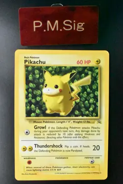 Pikachu No. 25 Grey Star CoroCoro Comics Promo 1999 Glossy Rare Pokemon Card - Image 1