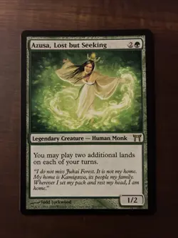 Azusa, Lost but Seeking - Champions of Kamigawa - Magic The Gathering Card - NM - Image 3