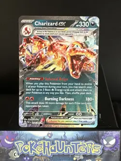 Pokemon Card Charizard ex 054/091 Paldean Fates Double Rare Near Mint - Image 1